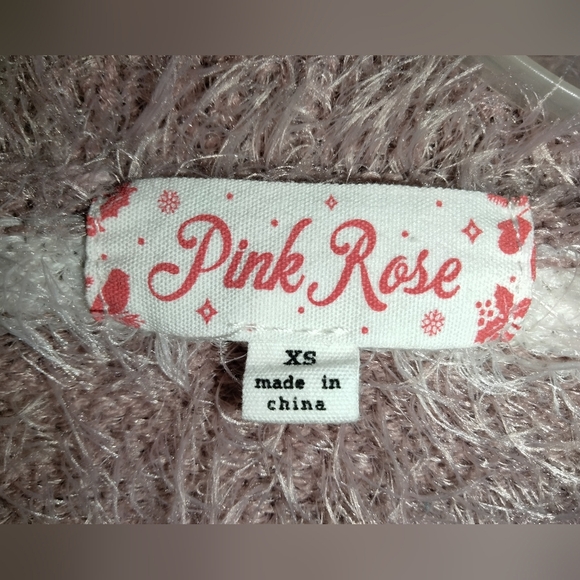 Pink Rose Striped Sweater - Picture 2 of 4